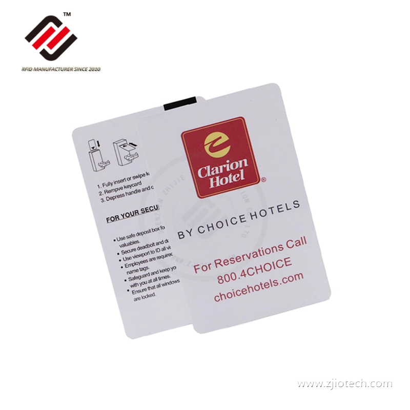 بطاقة RFID للتحكم في الفندق مطبوعة لقفل Orbita RF