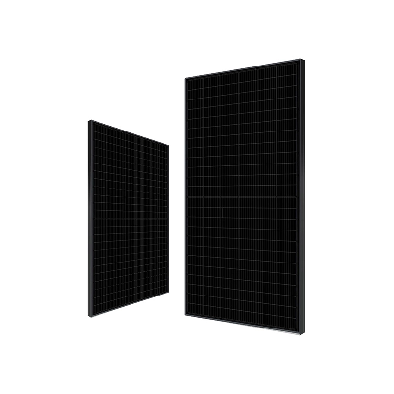 395W-420W لوحة شمسية 72 خلية سوداء 9BB نصف خلية وحدة عالية الكفاءة