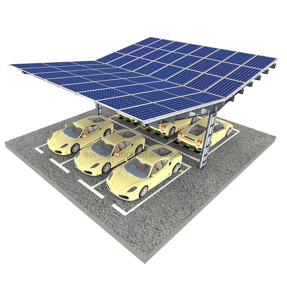 نظام تركيب مرآب الطاقة الشمسية الكهروضوئية الجاهزة
