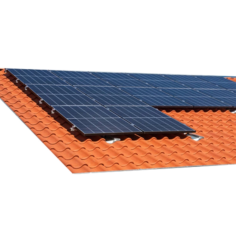 السكنية الكهروضوئية هيكل تركيب البلاط الشمسية على السطح