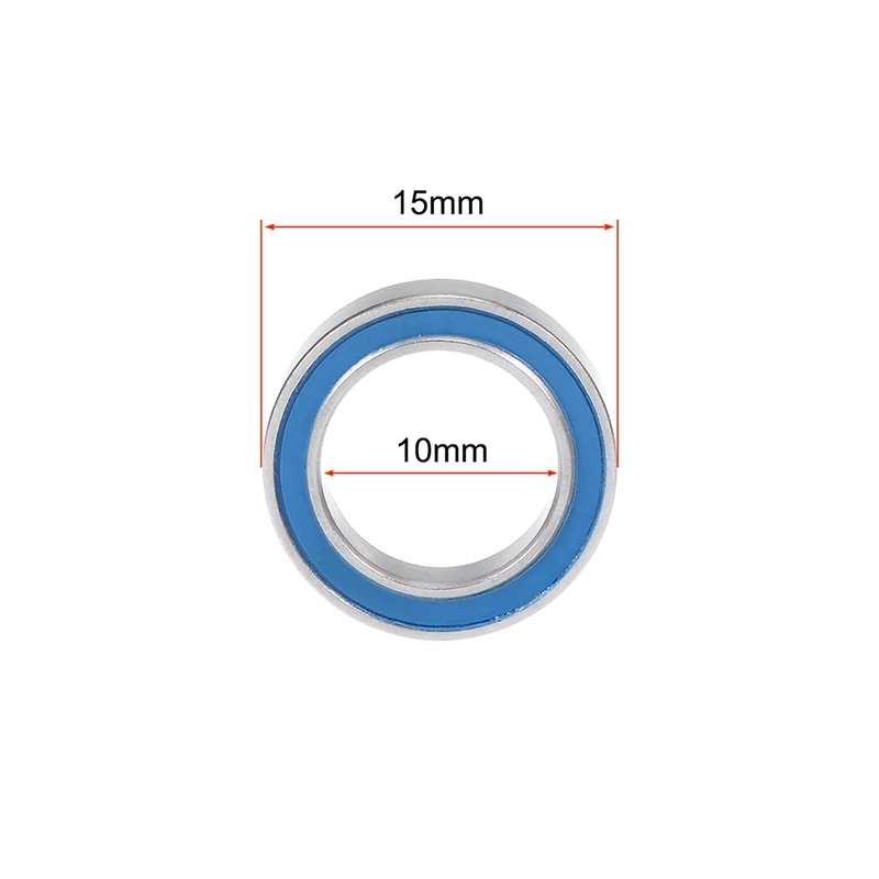 6700-2RS كروي الدراجة الزرقاء ABEC 3 10x15x4mm