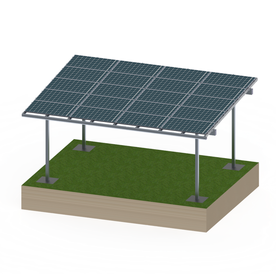 new solar mounting carport structure stand 