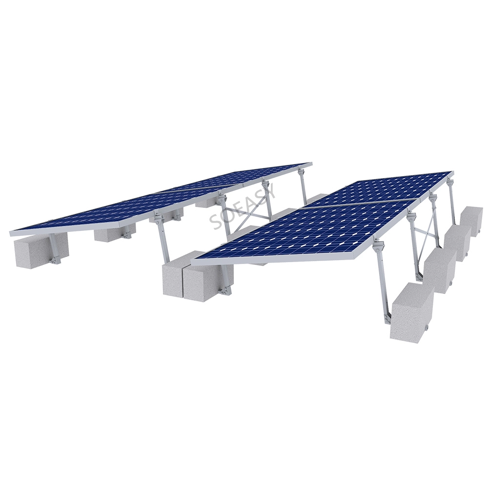 نظام تركيب الألواح الشمسية على السقف