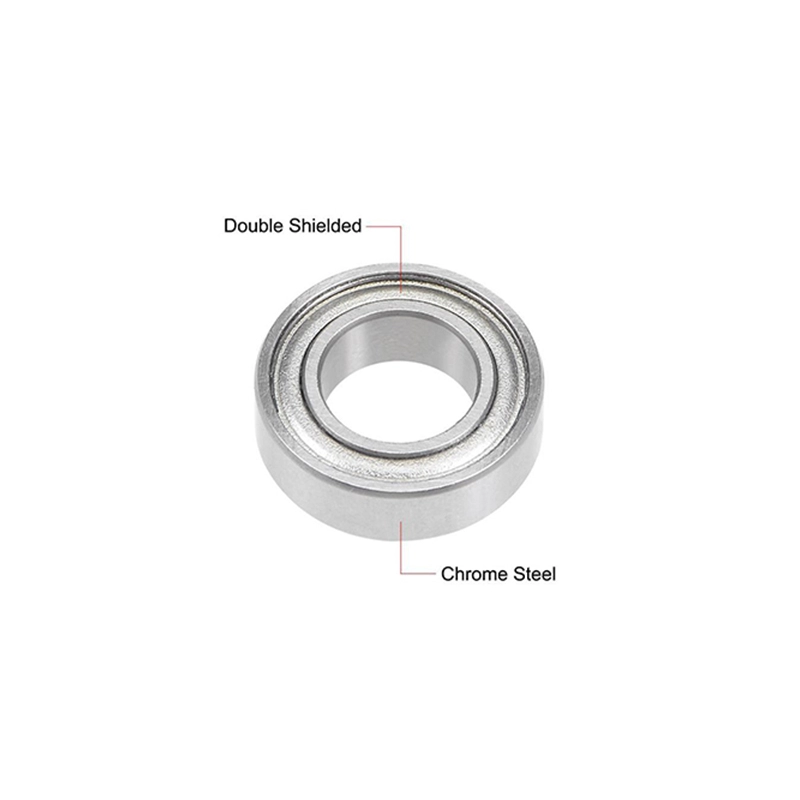 MR137ZZ تحمل مصغر 7 × 13 × 4 مم كلا الجانبين كرة شعاعية محمية معدنية