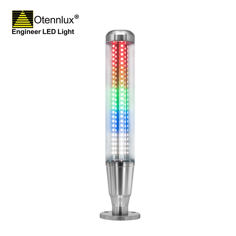OMI1-501 ضوء تحذير برج الإشارة الصناعية متعدد الألوان بقاعدة مستقيمة باستخدام الحاسب الآلي