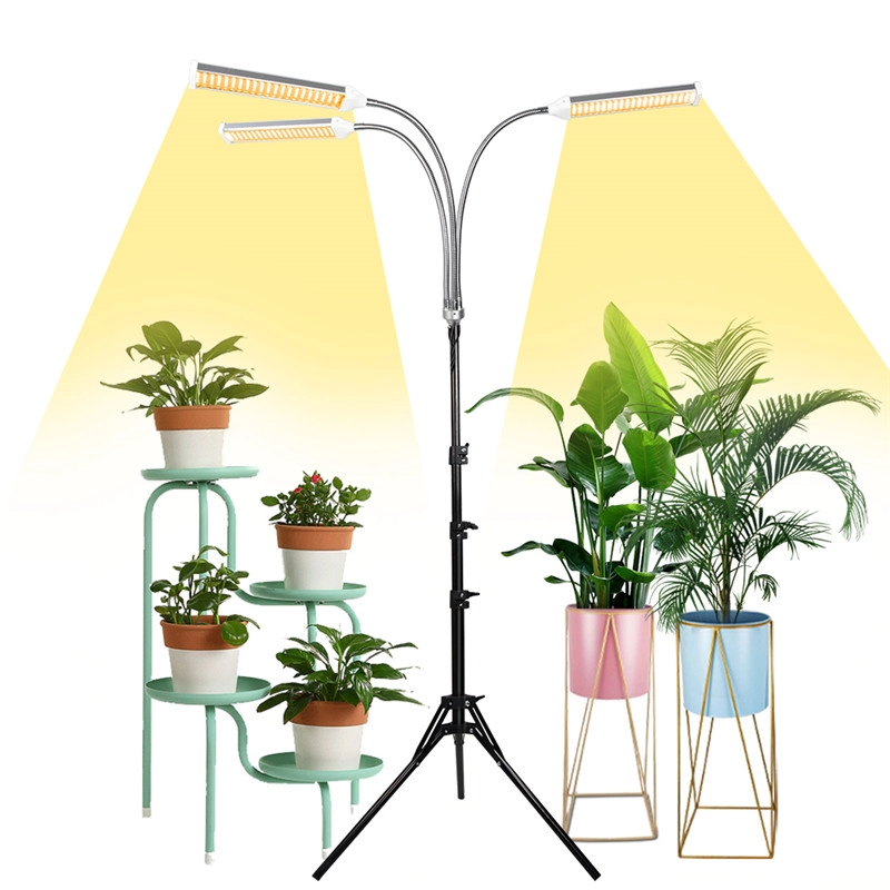 حامل ثلاثي القوائم مزود بإضاءة LED للنباتات