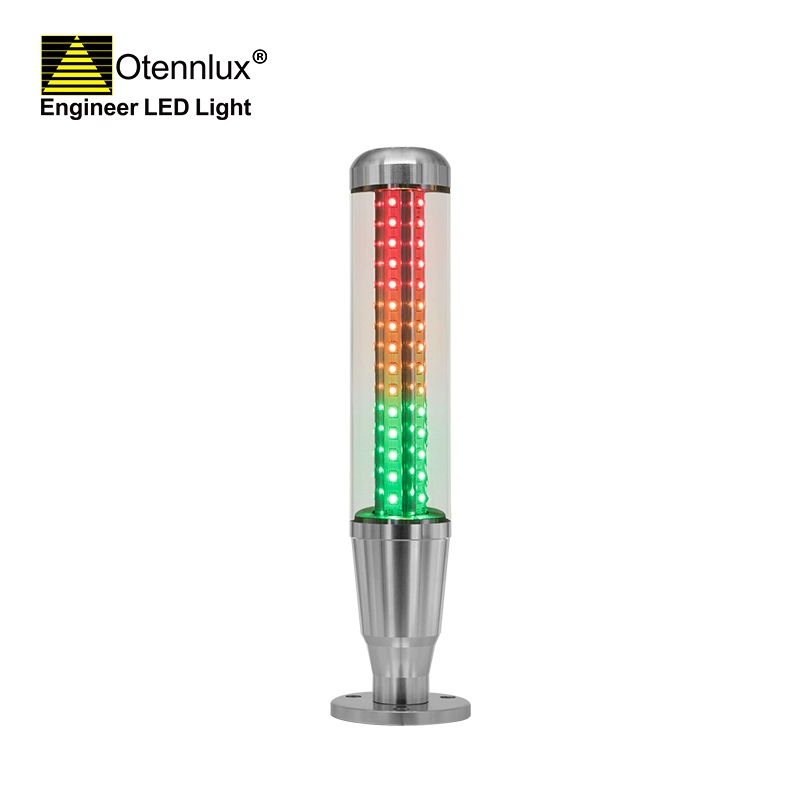 OMI1-301 24v قاعدة صناعية مستقيمة 3 ألوان LED إشارة كومة برج ضوء لآلة التصنيع باستخدام الحاسب الآلي