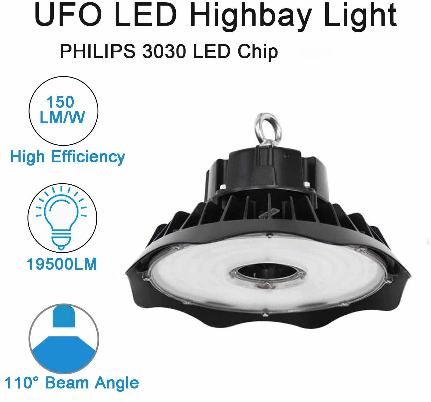 UFO High Bay مع جهاز استشعار الميكروويف