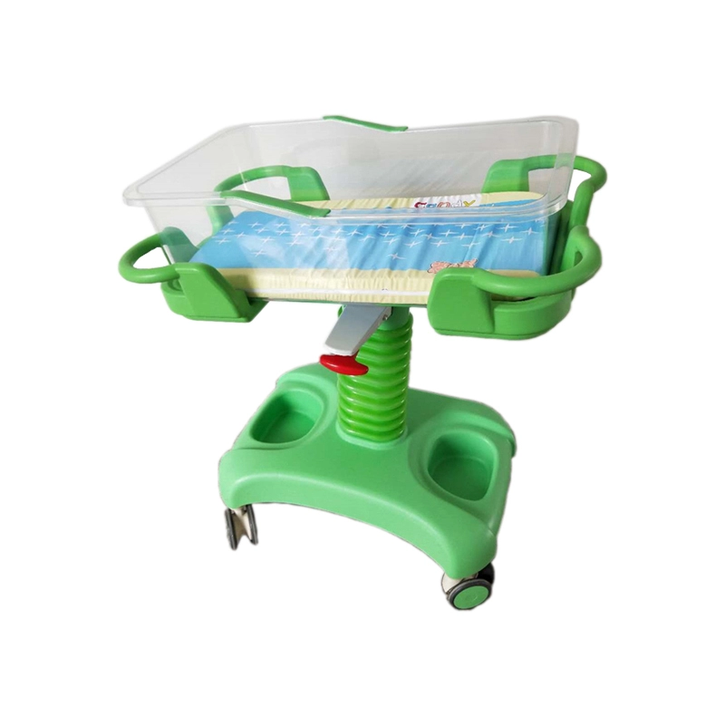 معدات التمريض المحمولة شفافة سرير الطفل هزاز