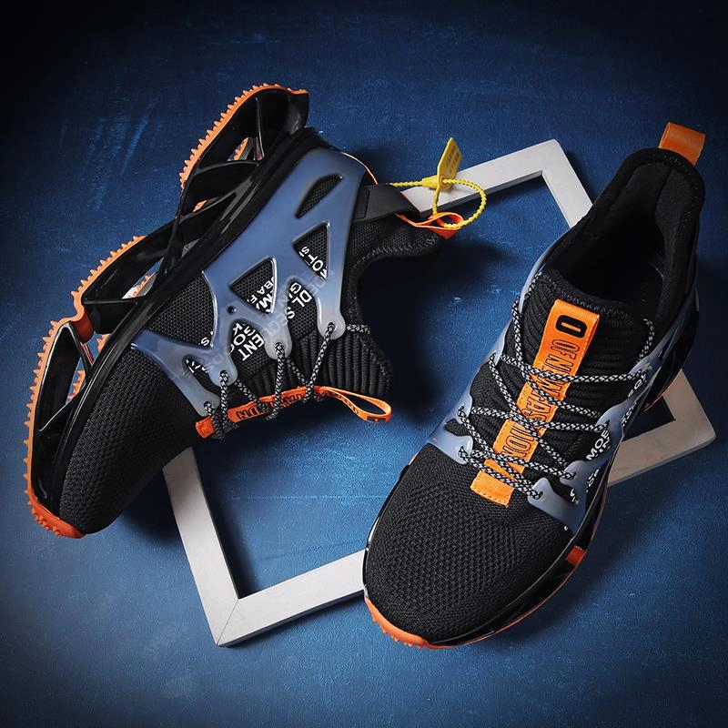 حذاء رياضي لكرة السلة للجري مضاد للانزلاق بتصميم مضيء