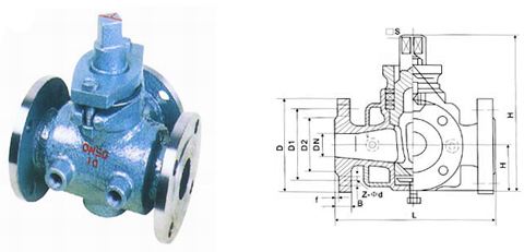 Heat preservation plug valve