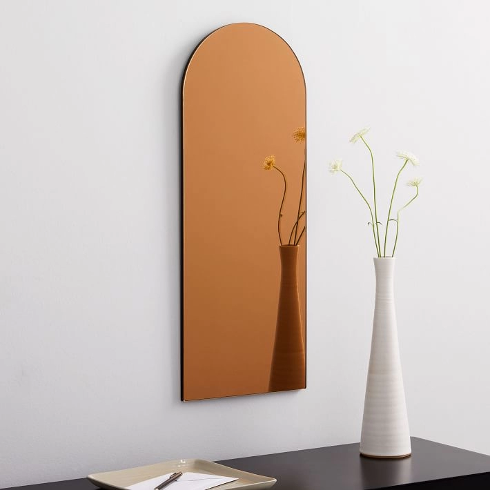 مرآة حائط ضيقة بدون إطار مارسيل