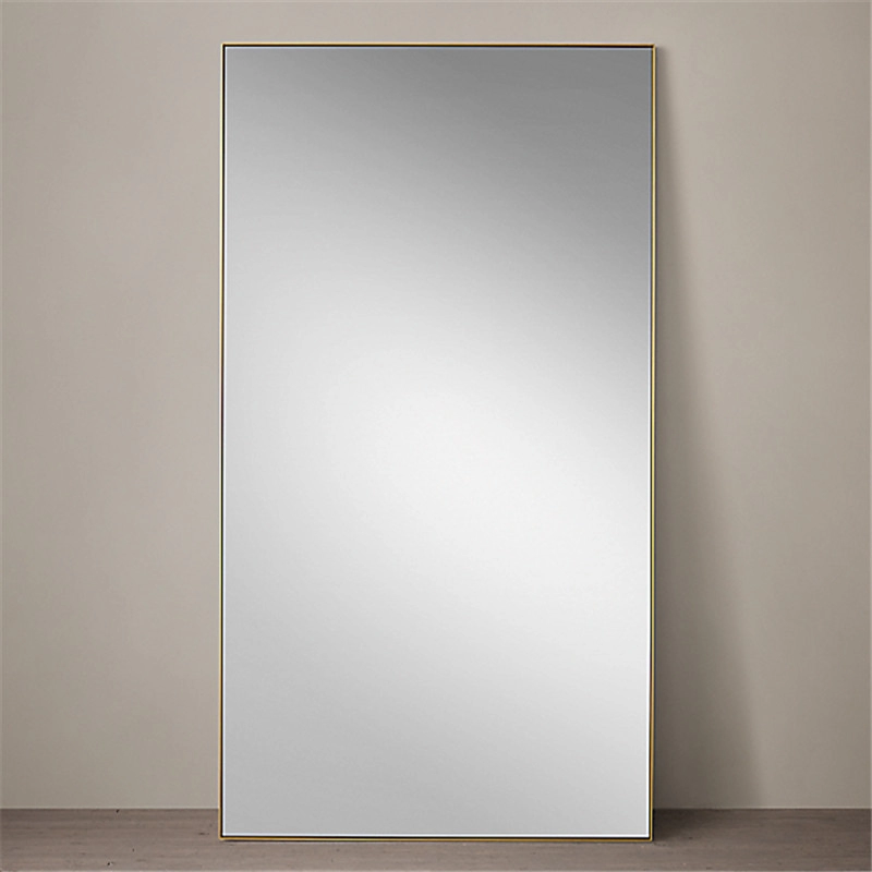 مرآة زينة لكامل الجسم من الألمنيوم المعدني