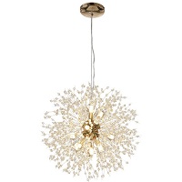 Crystal dandelion chandelier