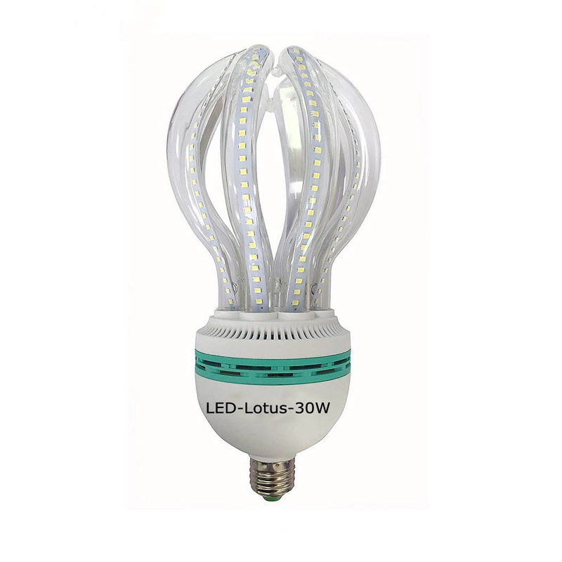 سعر المصنع LED لمبات الذرة شكل اللوتس 30W