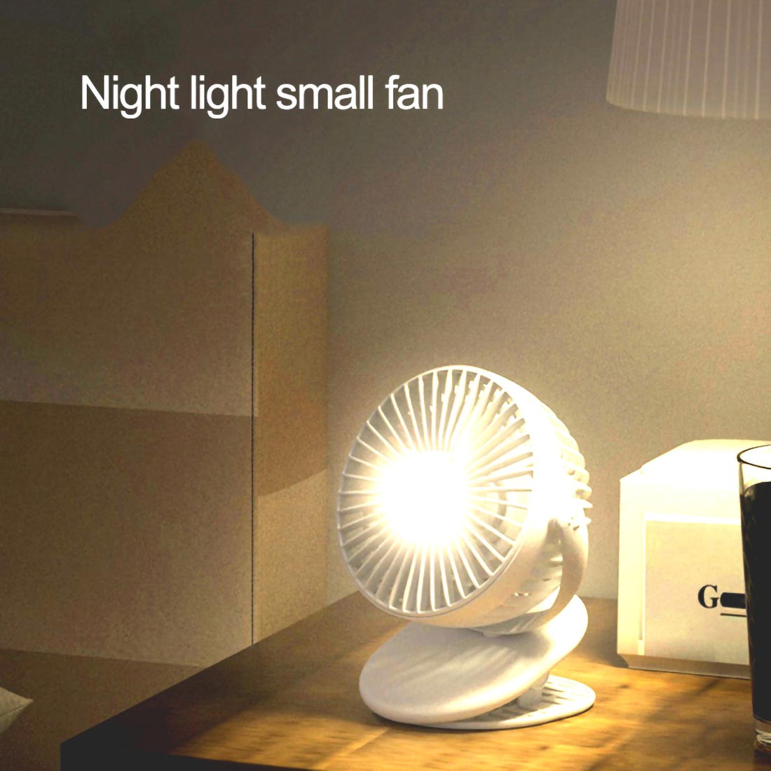 Battery Operated Rechargeable 3 Speeds Quiet Clip Fan