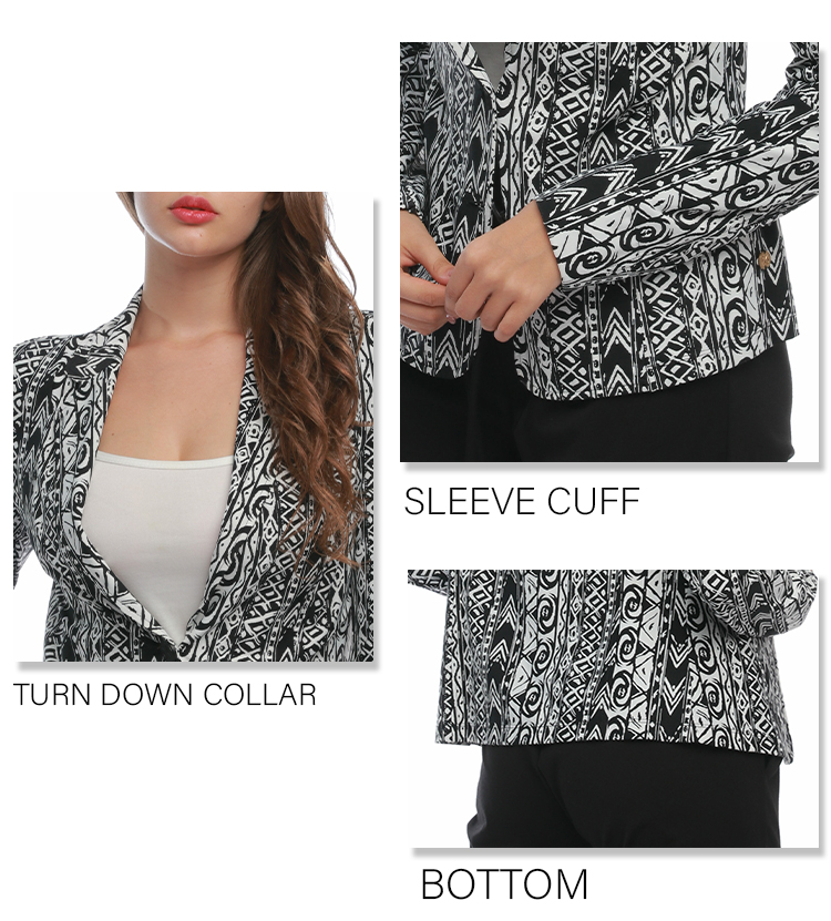 Women Polyamide Spandex Blazer