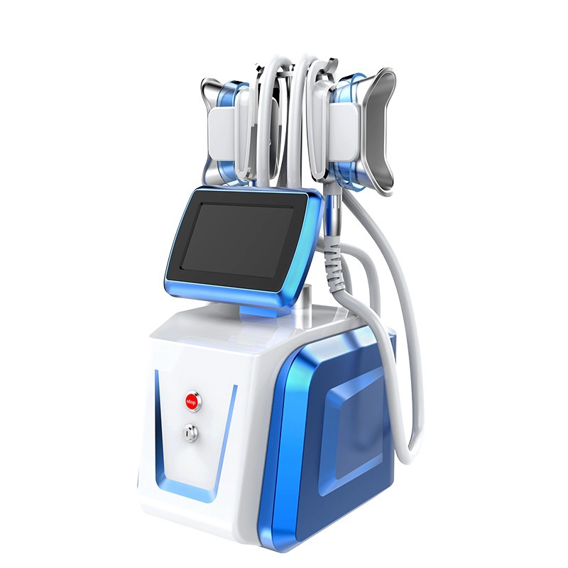المحمولة المزدوجة المقبض Cryo 360 درجة فقدان الوزن التخسيس آلة العلاج بالتبريد معدات التجميل