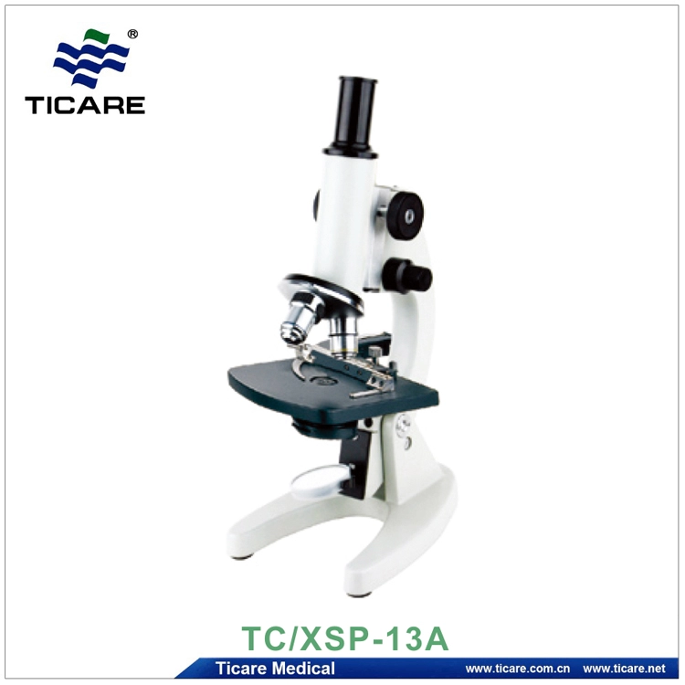 مجهر الأحياء أحادي العين XSP-13A 100X 1000X لمختبر طلاب الطب