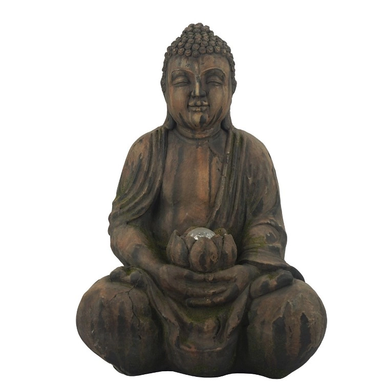 MGO حديقة الديكور التأمل تمثال بوذا