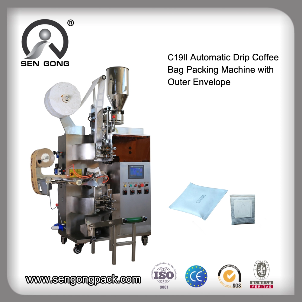 ماكينة صنع القهوة C19II ذات الختم الحراري والتي تأخذ الحزم