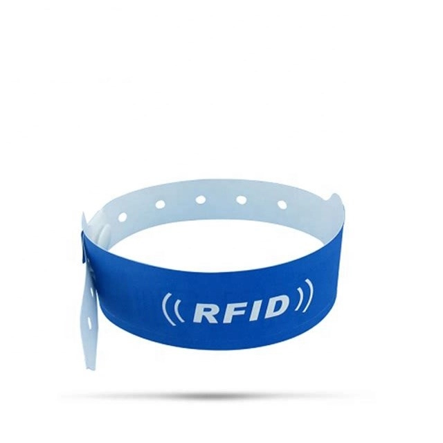 يمكن التخلص منها uhf H3 nfc PP طباعة النسيج الورقي معصمه RFID لتحديد الهوية الطبية