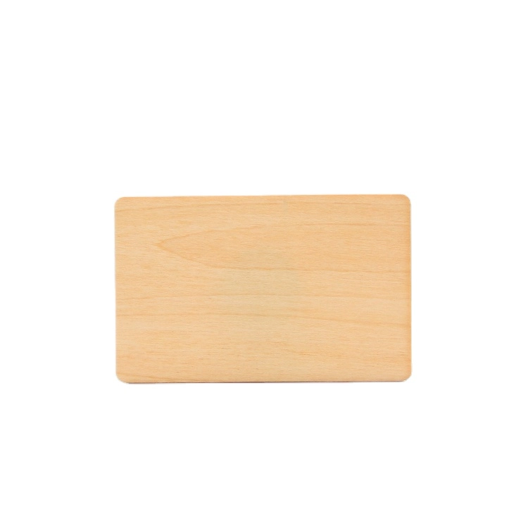 بطاقة فندق الأعمال الخشبية RFID بطاقة NFC الخشبية