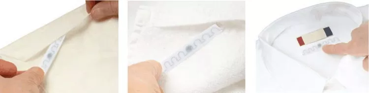 علامة الغسيل Rfid Textil القابلة للغسل