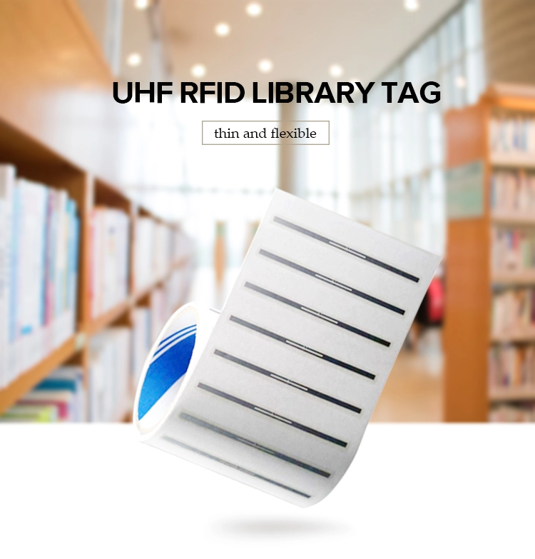 إدارة الكتب 860-960 ميجا هرتز ملصق مضاد للسرقة ملصق rfid علامة Rfid للمكتبة