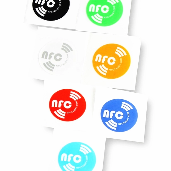 ملصق بطاقة NFC سلبي يمكن التخلص منه بتردد 13.56 ميجا هرتز