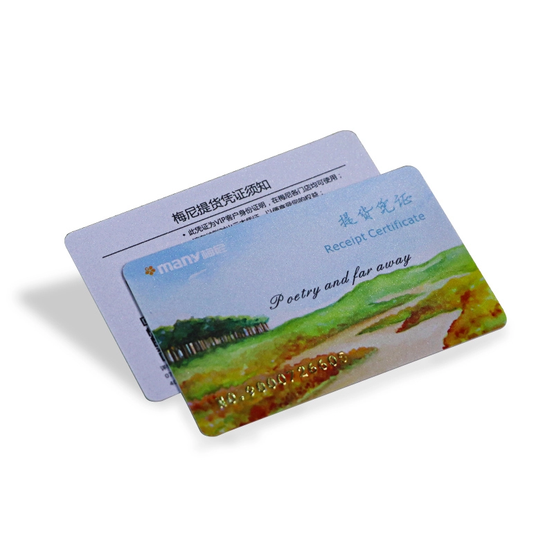 بطاقة ذكية مخصصة للاتصال بالبلاستيك PVC FM4442/ISSI4442