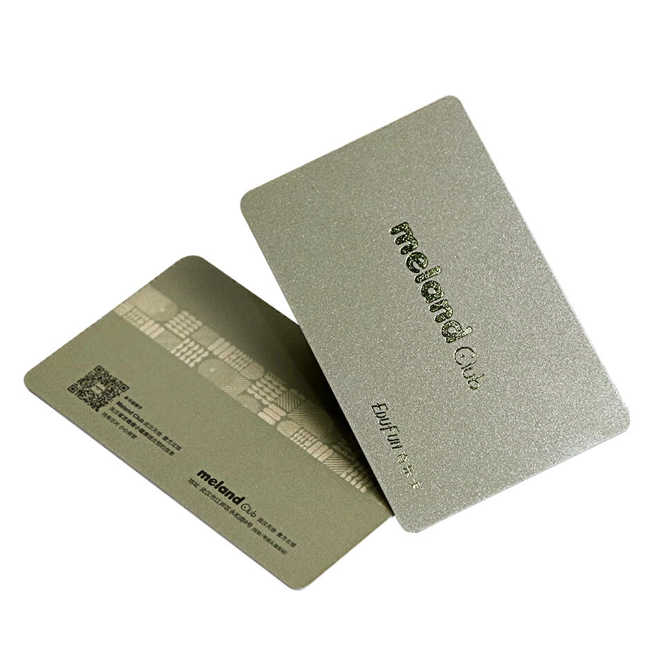 مسحوق الذهب بالشاشة الحريرية 13.56 ميجا هرتز FM1108 بطاقات RFID مع رقائق الذهب