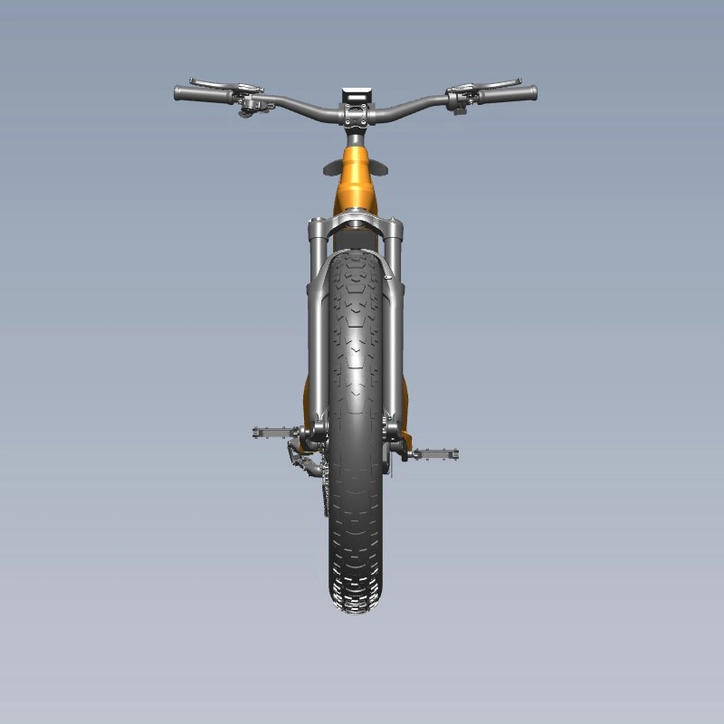 إطار دراجة كهربائي كامل التعليق من LightCarbon مناسب لمحرك Bafang M620