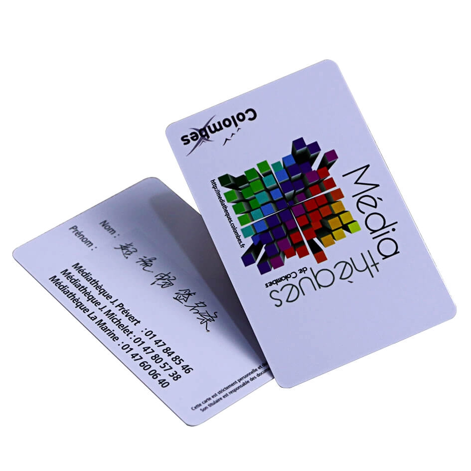 طباعة كاملة لبطاقات شرائح RFID البلاستيكية البلاستيكية