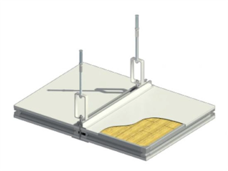 السقف الفولاذي I-Grid مع أنظمة الألواح العازلة للغرفة النظيفة