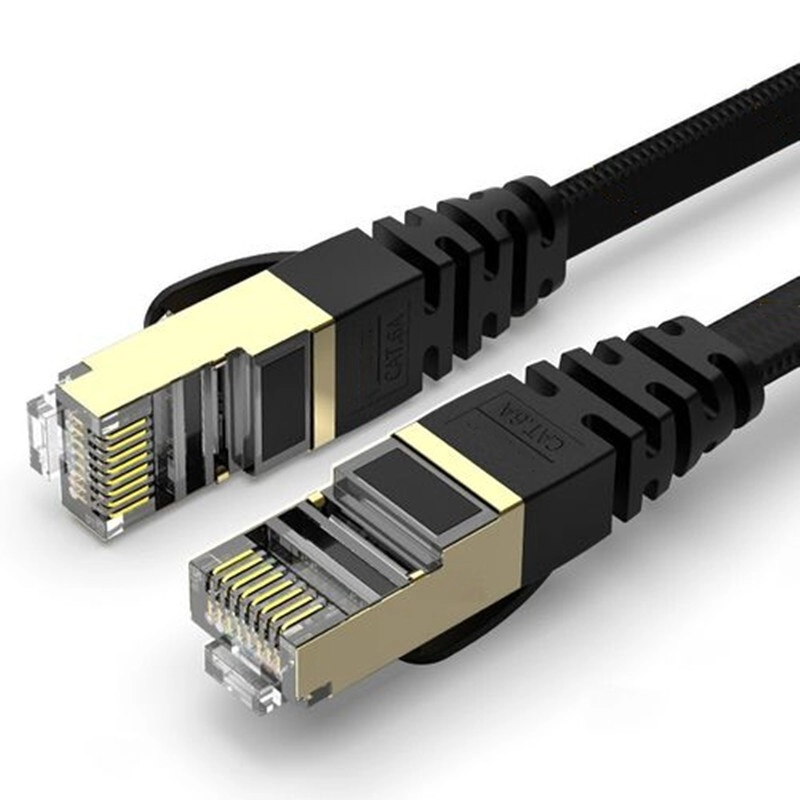 كابل تصحيح Cat6A Ethernet RJ45-RJ45 UTP STP/FTP وSFTP وSSTP