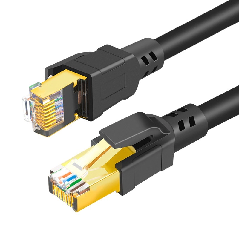 كابل تصحيح Cat8 Ethernet RJ45-RJ45 UTP STP/FTP وSFTP وSSTP