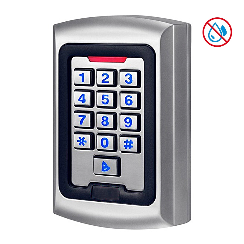 التحكم في الوصول بباب واحد مضاد للتخريب مع لوحة مفاتيح بإضاءة خلفية