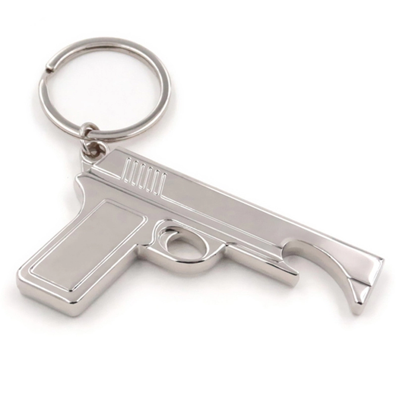 سلسلة مفاتيح فتاحة زجاجات بندقية صغيرة مخصصة من الشركة المصنعة