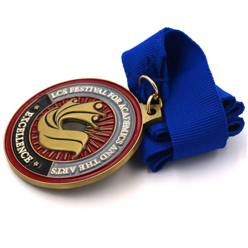 ميدالية أكاديمية ممتازة معدنية مخصصة من الشركة المصنعة