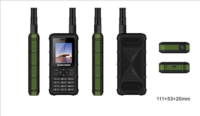 هاتف ذو إشارة قوية CDMA450Mhz باللون الأسود