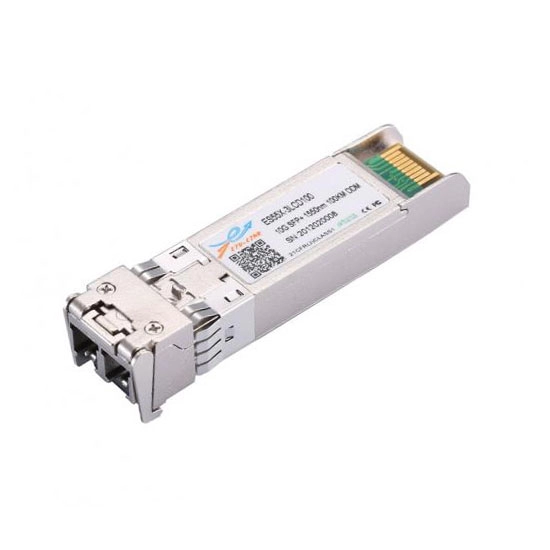 10G SFP + ZR 1550nm 100KM LC جهاز الإرسال والاستقبال البصري