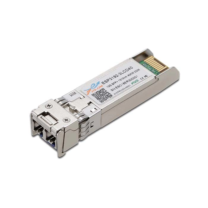 10G SFP + ER 1310nm 40KM LC جهاز الإرسال والاستقبال البصري